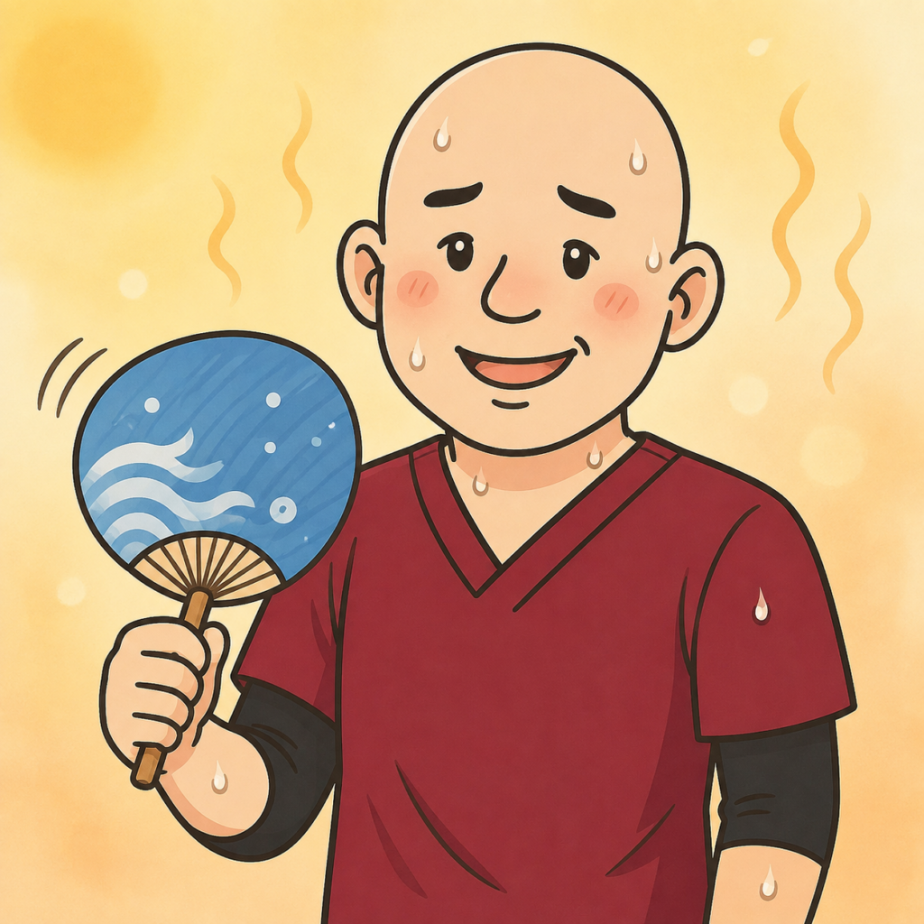 夏バテのジジイ